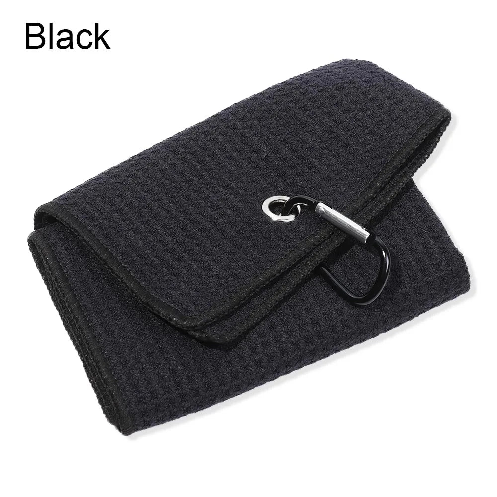 Cotton High Water Absorption Microfiber Cleaning Towel with Carabiner Hook