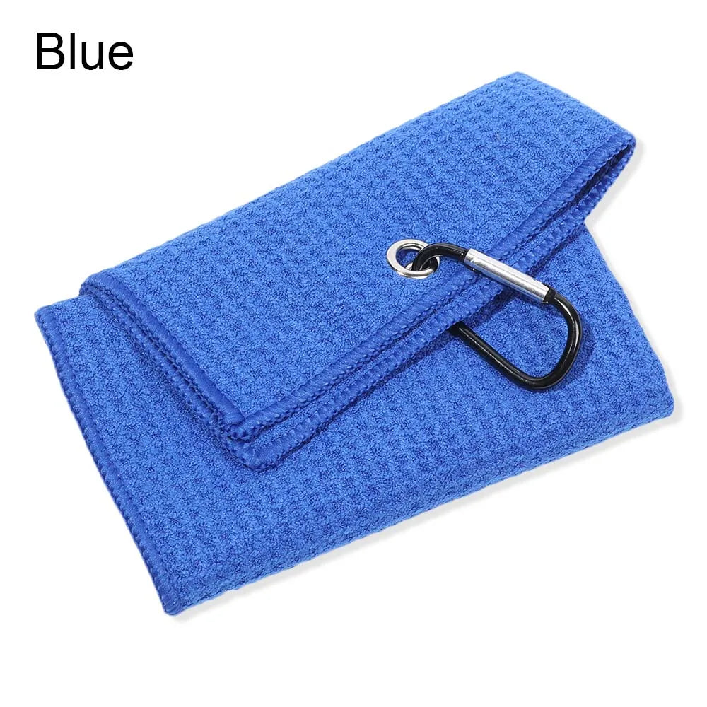 Cotton High Water Absorption Microfiber Cleaning Towel with Carabiner Hook