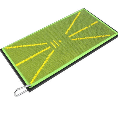 Portable Golf Training Mat For Swing Analysis