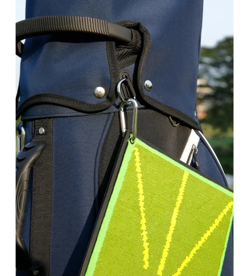 Portable Golf Training Mat For Swing Analysis