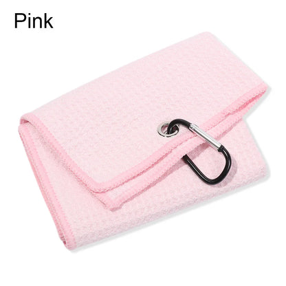 Cotton High Water Absorption Microfiber Cleaning Towel with Carabiner Hook